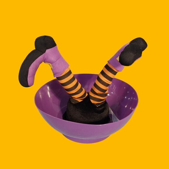 Magic Power Co. Other - Halloween Witch Animated Legs Candy Bowl Animatronic And Talking - SEE VIDEO